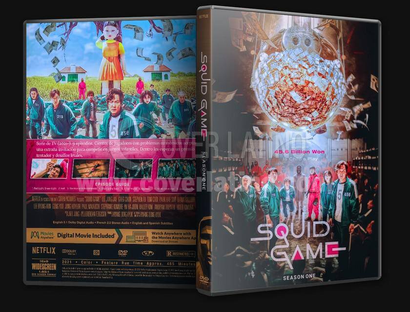 Squid Game (2021) (El juego del calamar)) Caratula DVD 