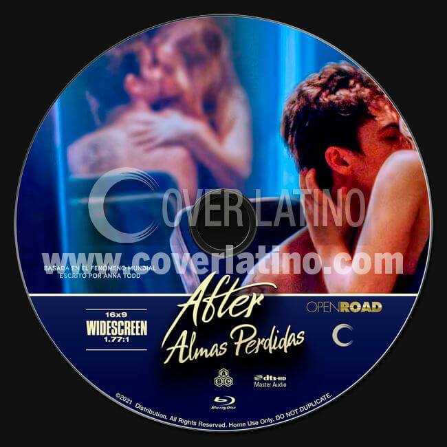 After We Fell (2021) caratula dvd + label disc