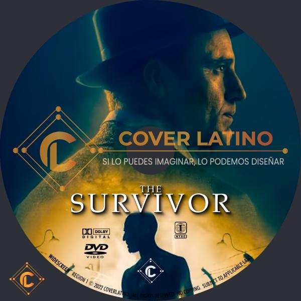 The Survivor (2021) caratula dvd + label disc