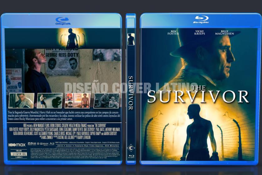 The Survivor (2021) caratula bluray + label disc